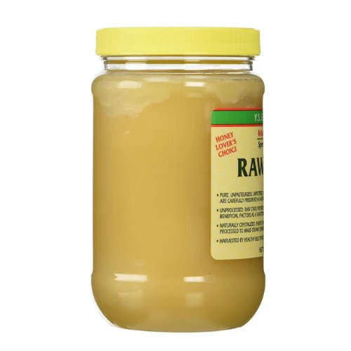 Y.S. Eco Bee Farms Raw Honey – 22 oz Jars, 4-Count Pack