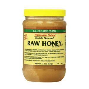 Y.S. Eco Bee Farms raw honey 22 oz jar pack of two