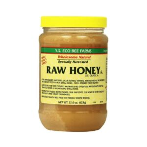 Y.S. Eco Bee Farms raw honey 22 oz jar, pack of two