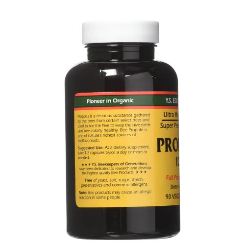 Y.S. Eco Bee Farms Propolis 1000 capsules 90 count bottle