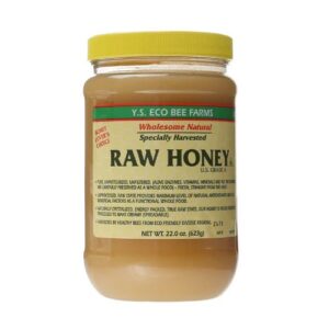 Y.S. Eco Bee Farms raw honey 22 oz jar pack of
