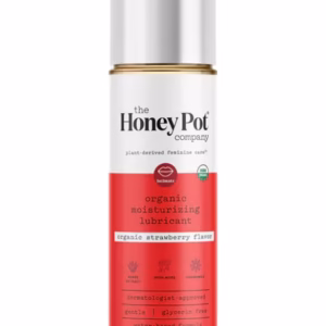 Organic Strawberry Moisturizing Lubricant 2 fl oz bottle front view